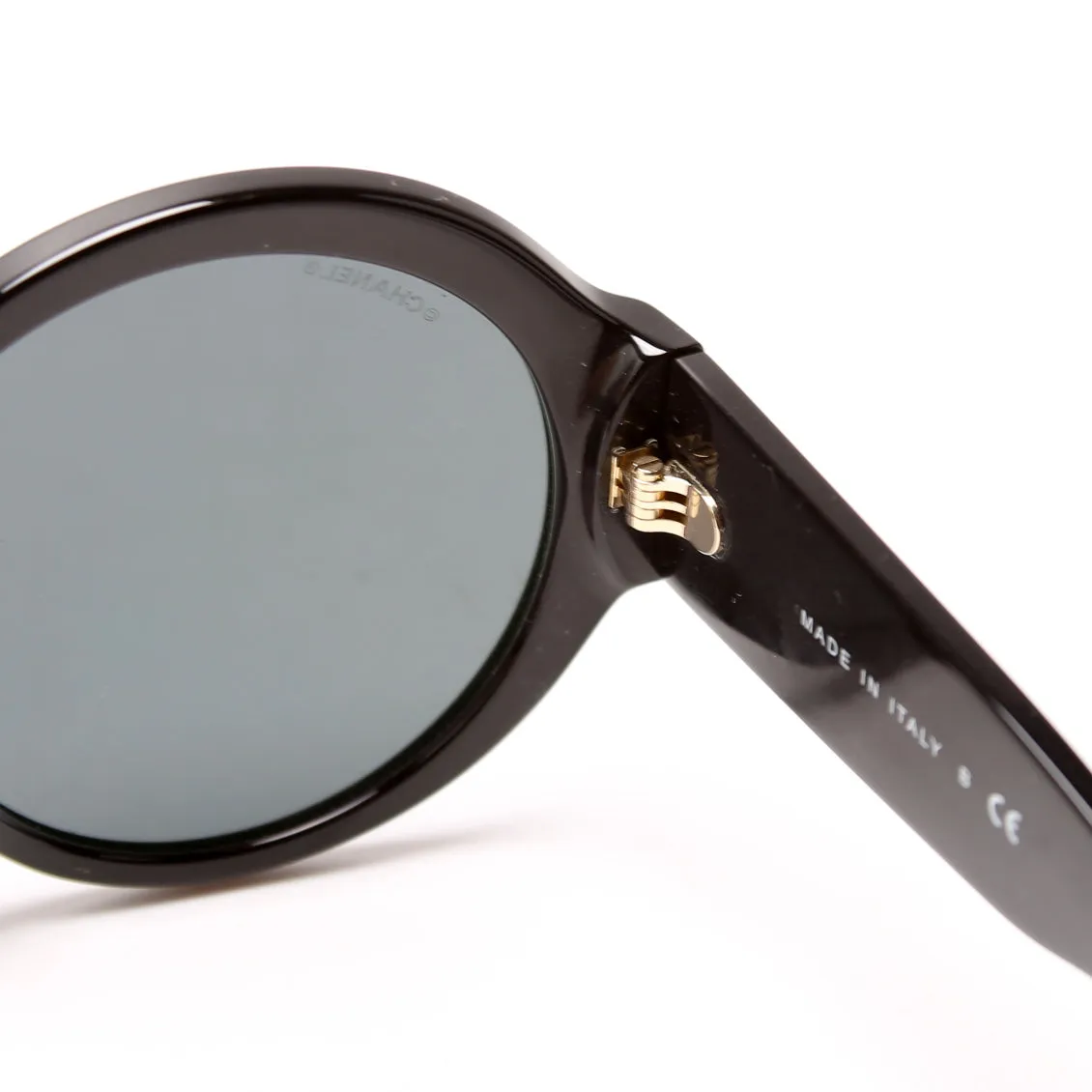5410-A Round Sunglasses Black