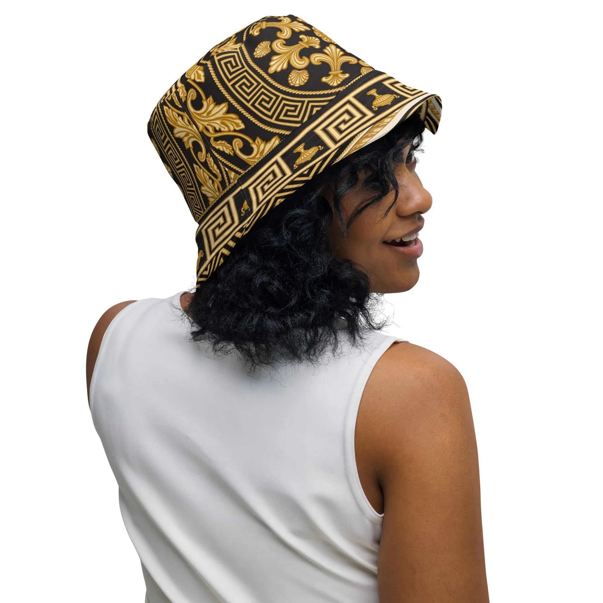 Baroque Reversible bucket hat