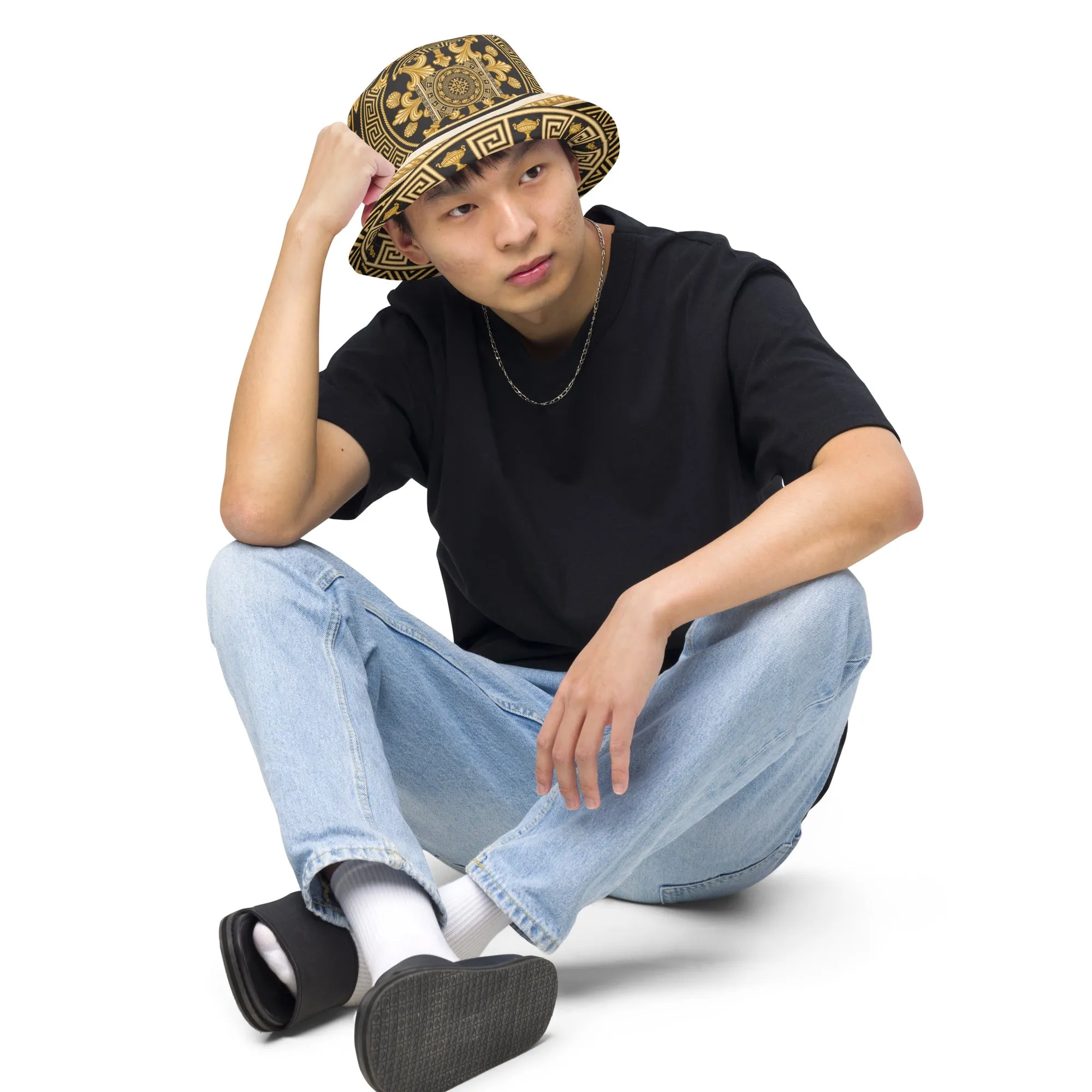 Baroque Reversible bucket hat