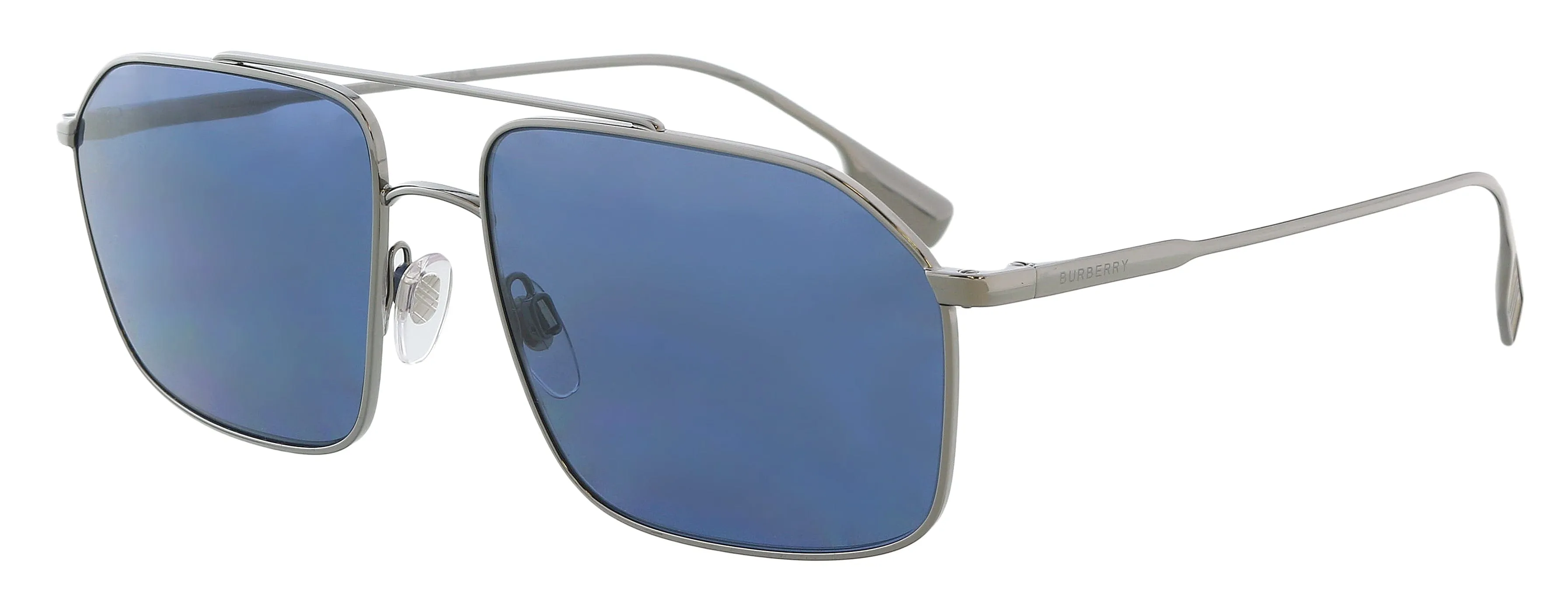 Burberry 0BE3130 10038059 Webb Full Rim Gunmetal Aviator Sunglasses