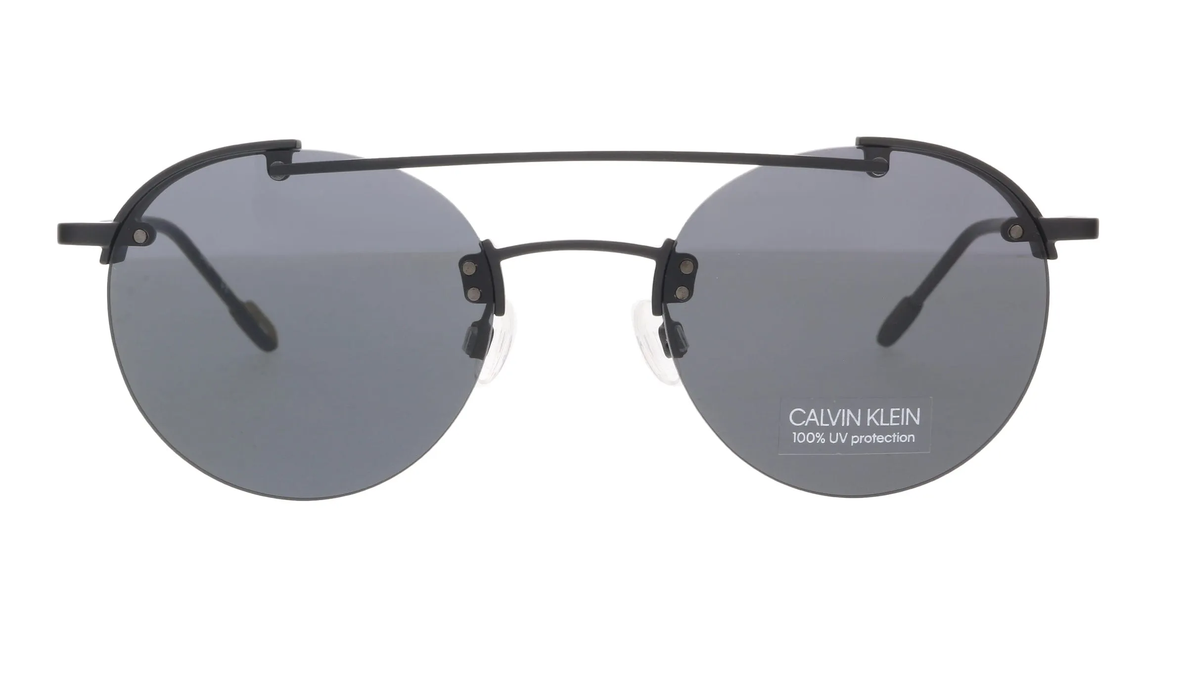 Calvin Klein CK20133S 45058 Matte Black Round Sunglasses