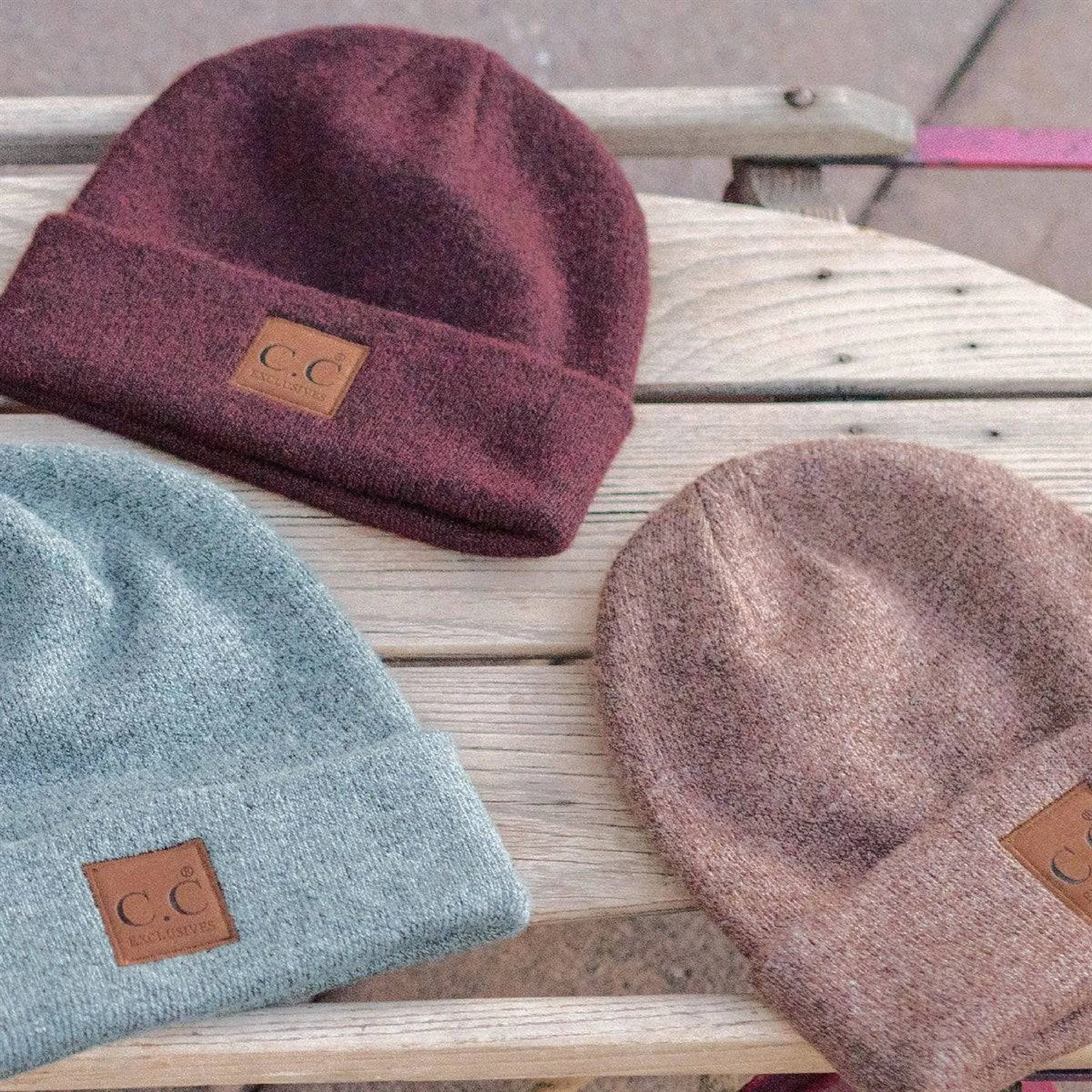 CC Beanie Heather Knit Basic