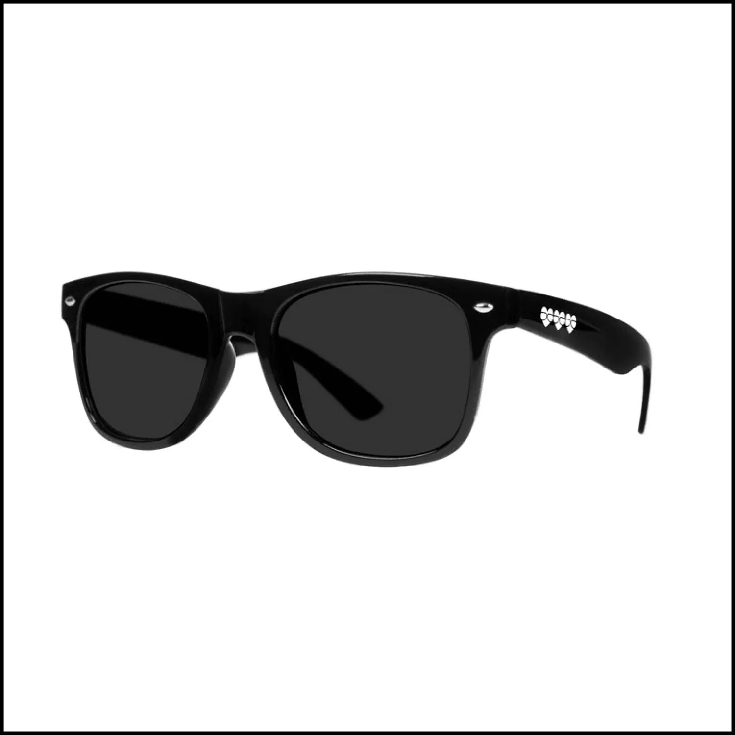 Eye Love Shadez | 80s Vintage Festival Sunglasses | All black