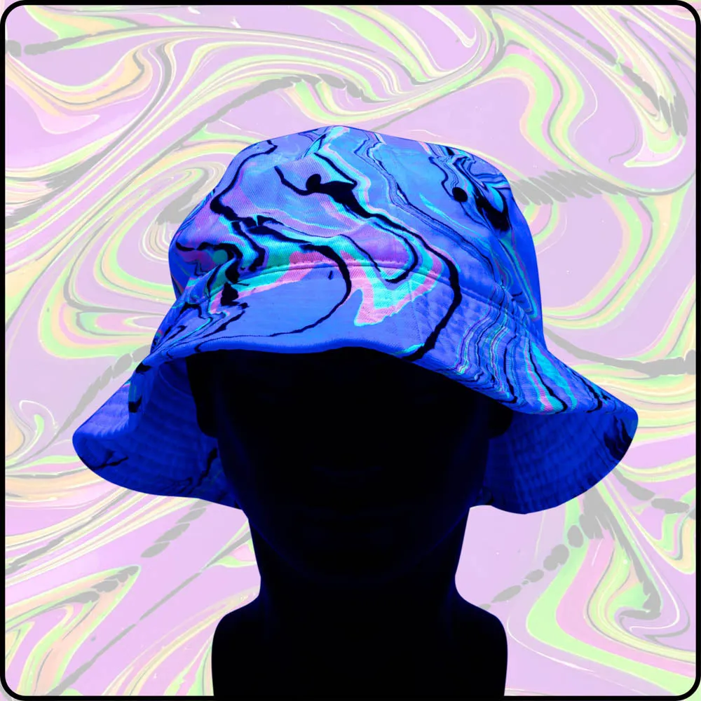 Fairy Fire UV Hydro-Dipped Bucket Hat
