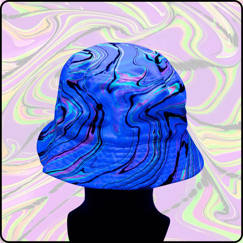 Fairy Fire UV Hydro-Dipped Bucket Hat