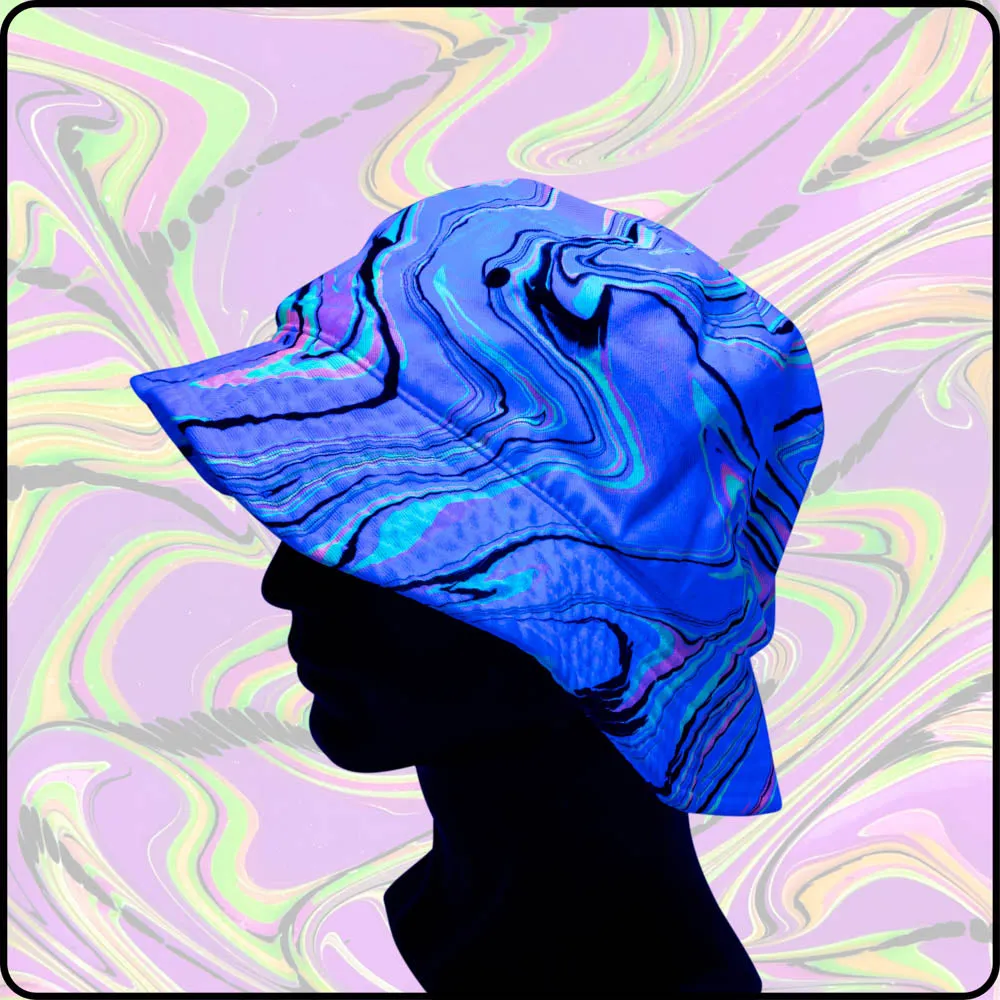 Fairy Fire UV Hydro-Dipped Bucket Hat