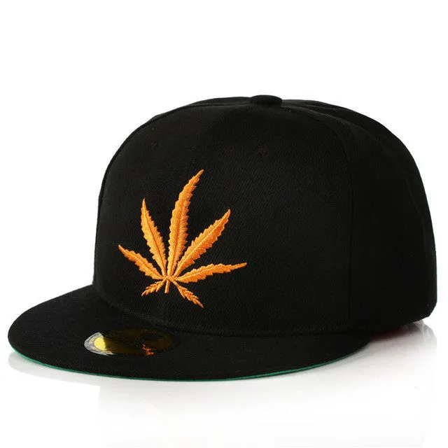 Fashion Weed Leaf Snapback Caps BC007