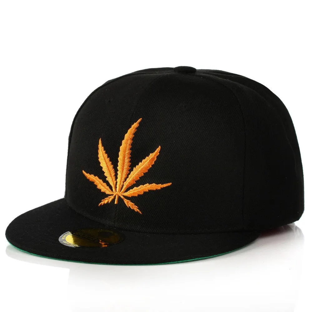 Fashion Weed Leaf Snapback Caps BC007