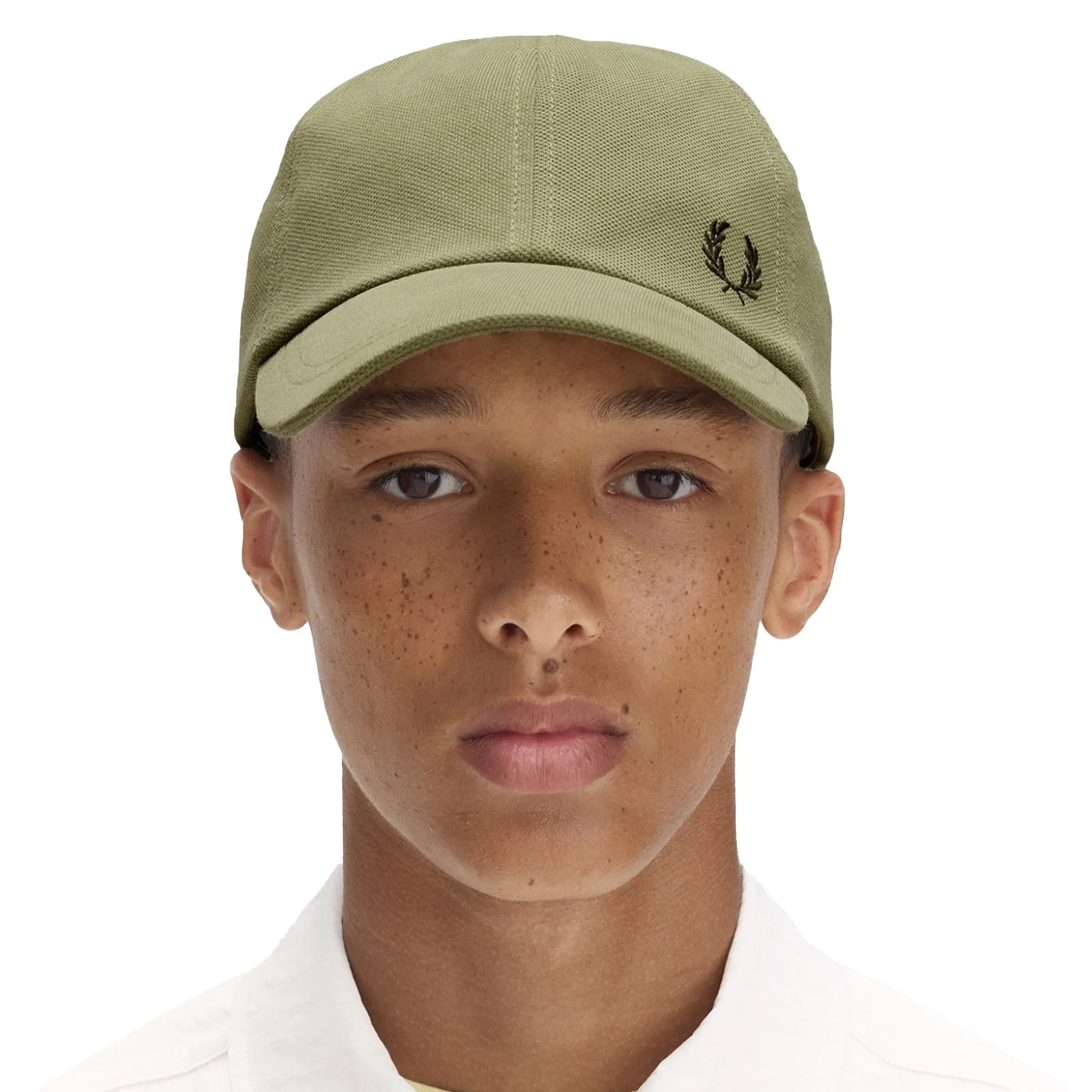 Fred Perry Classic Piqué Cap Olive Mint/Night Green