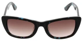 Just Cavalli JC 491S/S 56F Brown/Blue Tortoise Rectangle Sunglasses