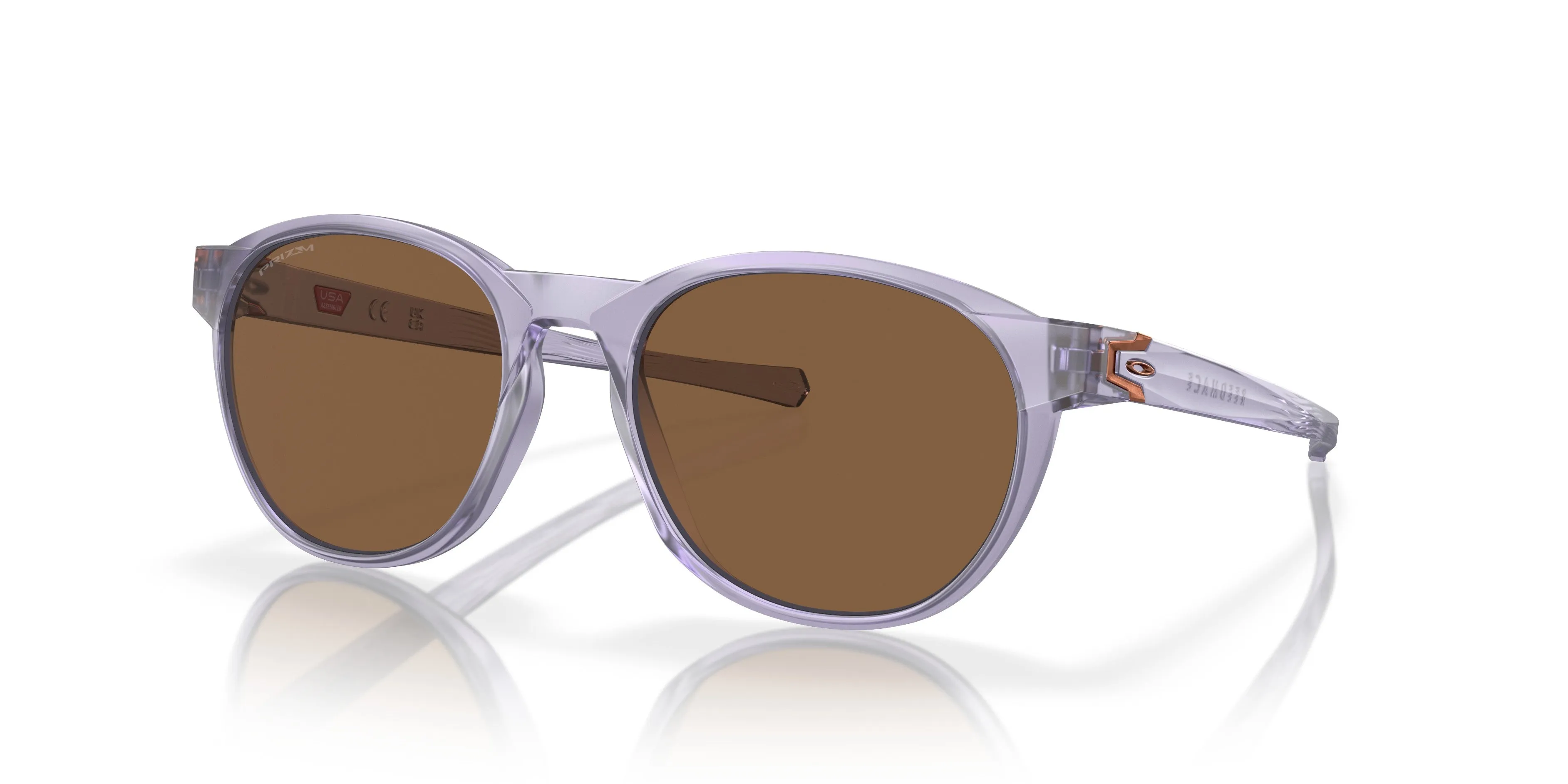 Oakley 0OO9126 912610 Reedmace Full Rim Matte lilac Round Sunglasses