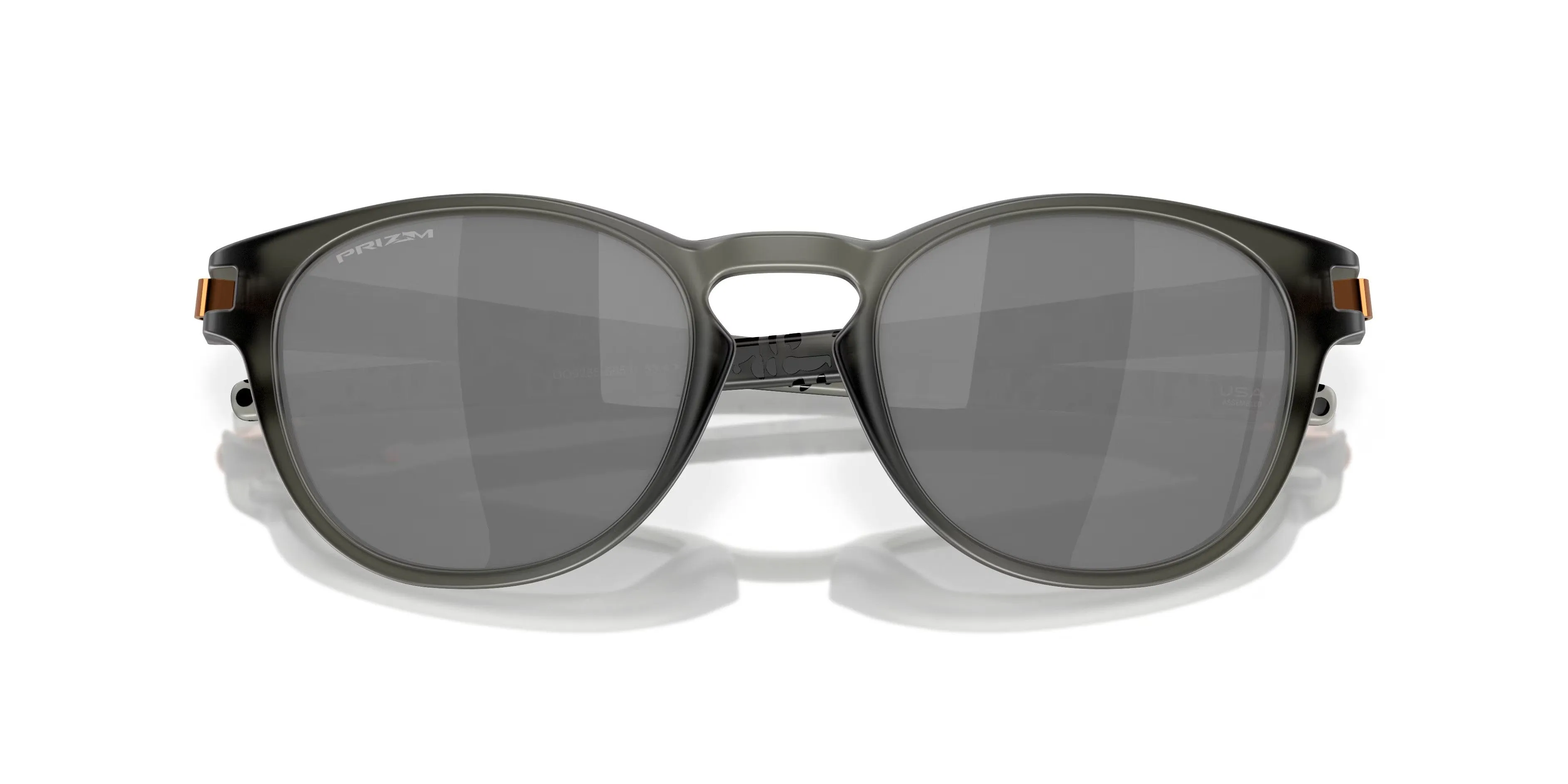 Oakley 0OO9265 926566 Latch Full Rim Matte Grey Smoke Round Sunglasses