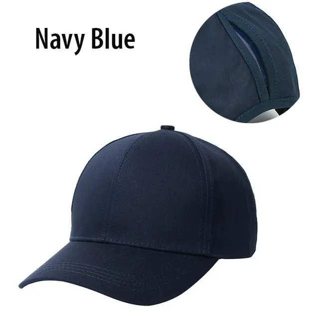 Ponytail Baseball Cap Women