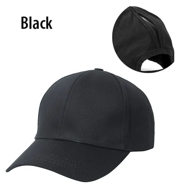 Ponytail Baseball Cap Women