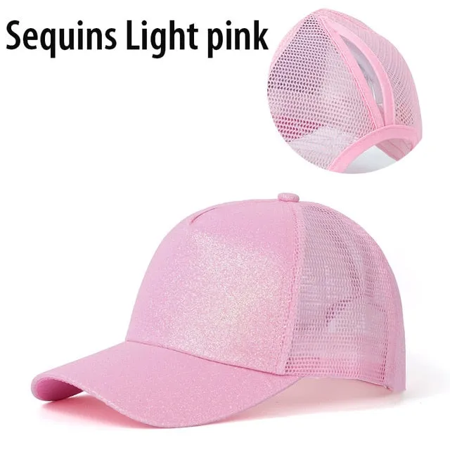 Ponytail Baseball Cap Women