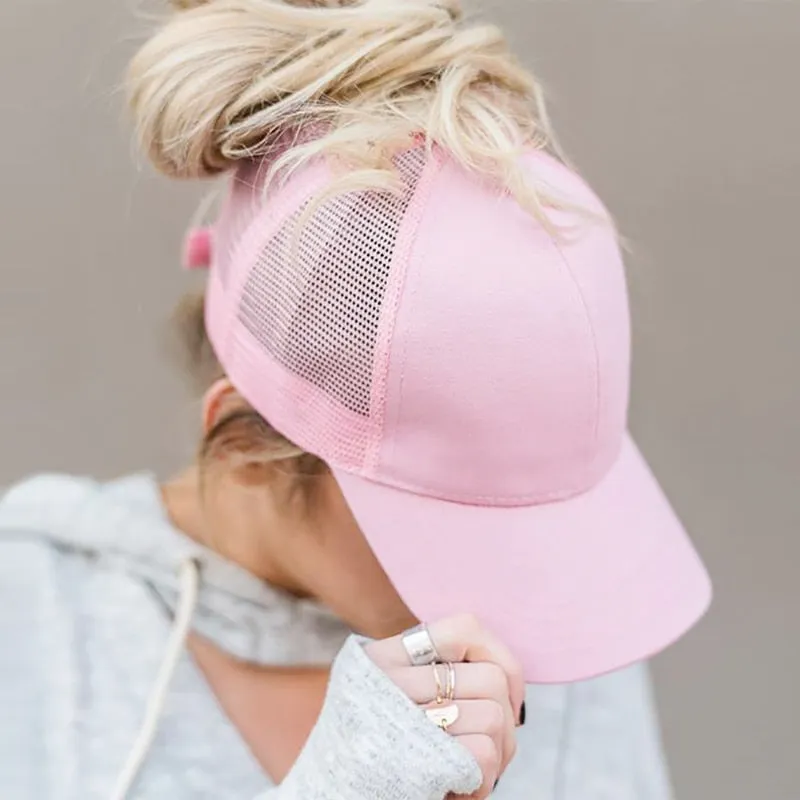 Ponytail Baseball Cap Women