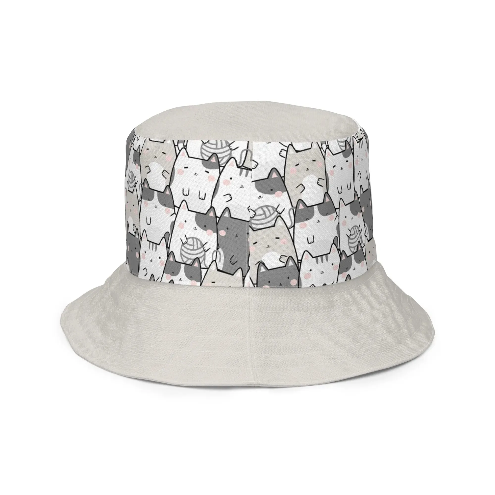 "Radiant Cats" - reversible Bucket Hat