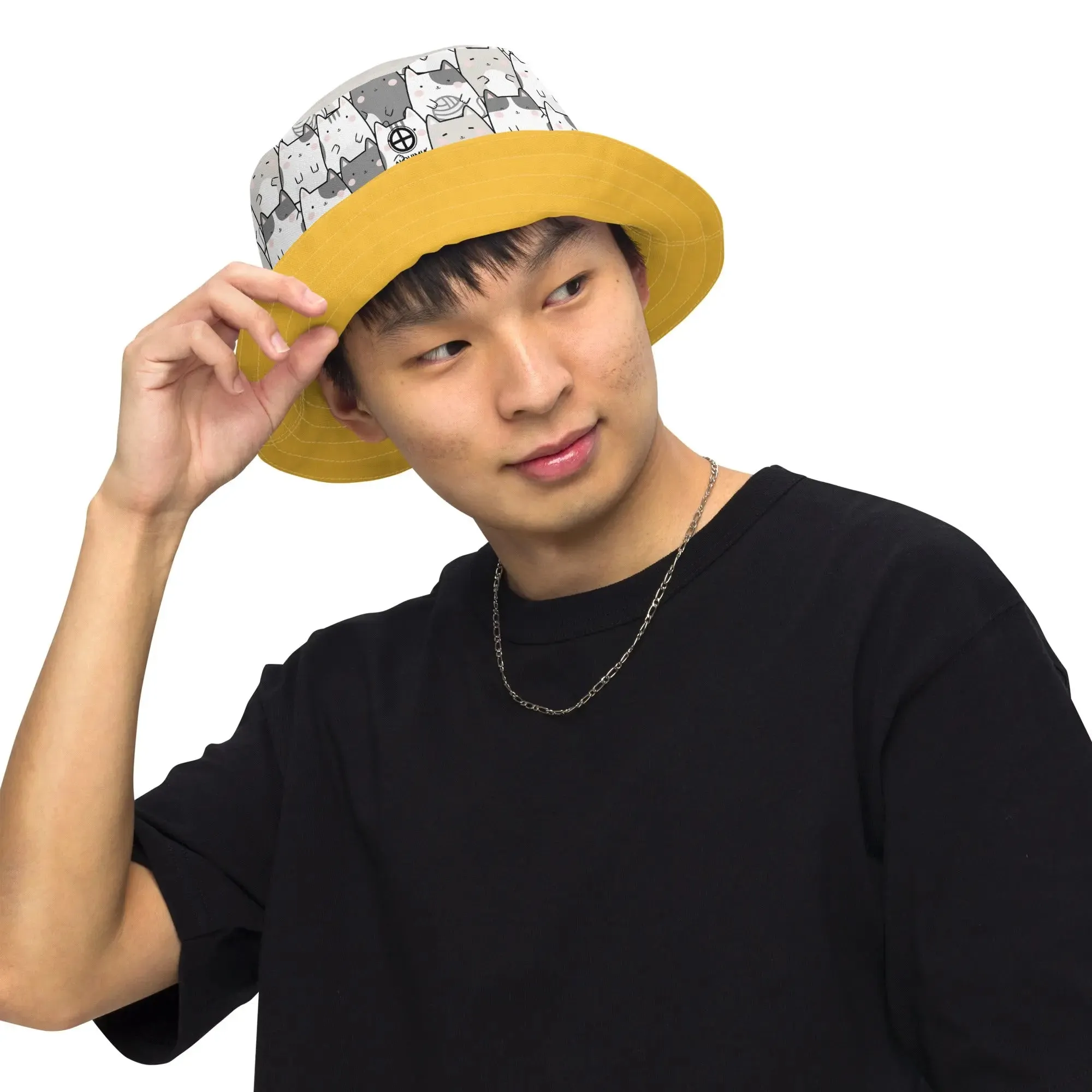 "Radiant Cats" - reversible Bucket Hat