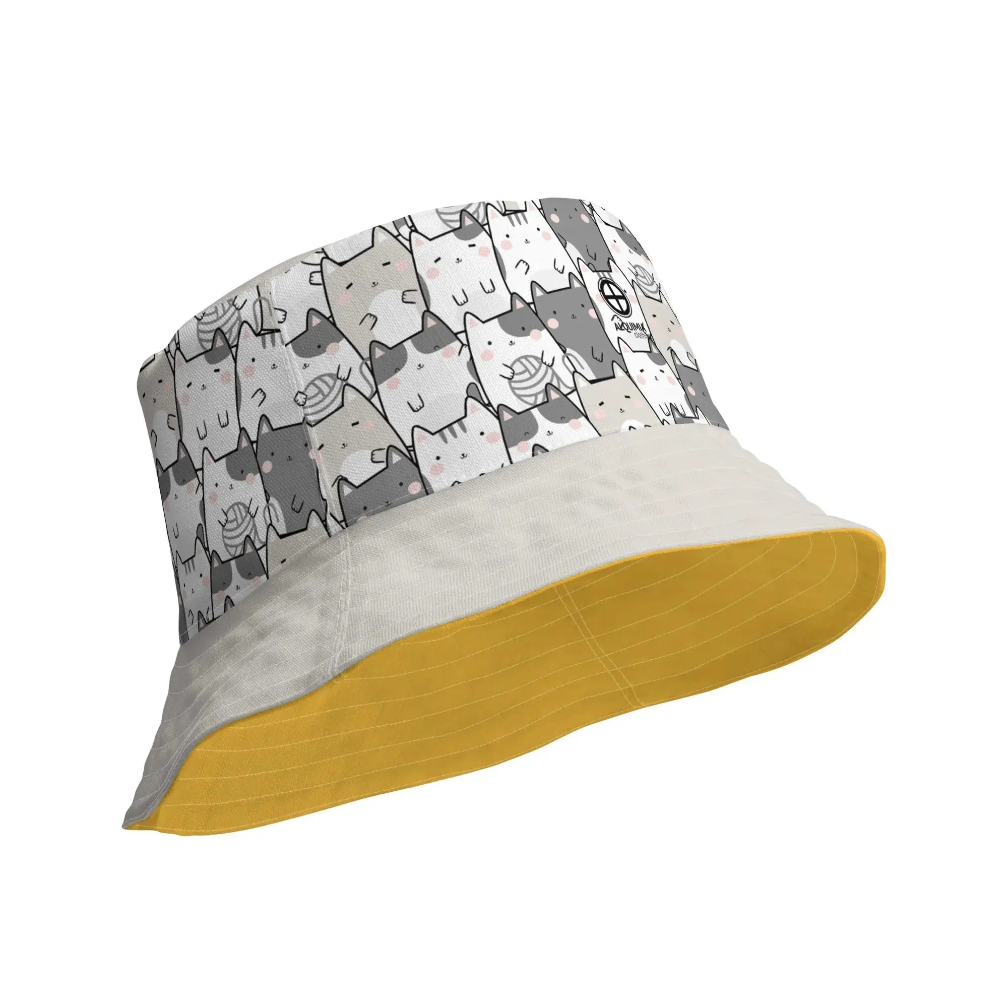 "Radiant Cats" - reversible Bucket Hat