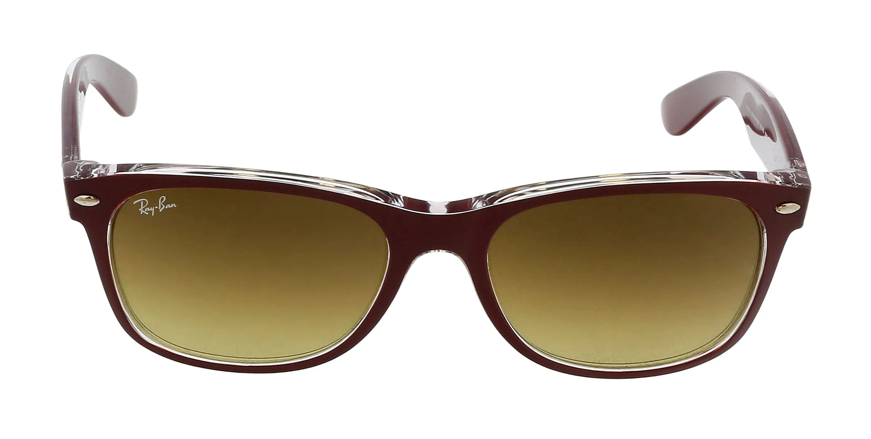 Ray-Ban 0RB2132 605485 New Wayfarer Bordeaux  Square Sunglasses