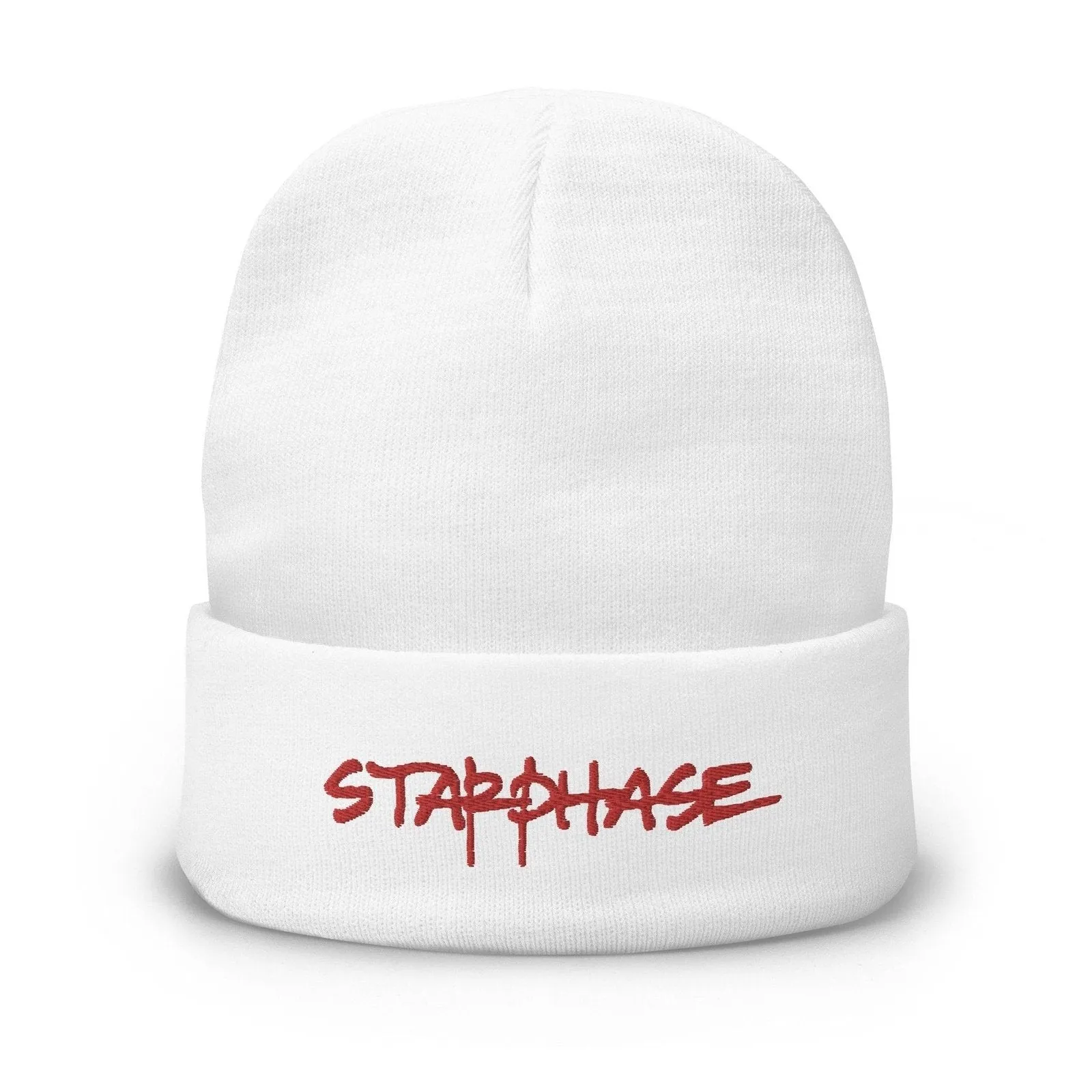 Starphase Embroidered Cotton Beanie