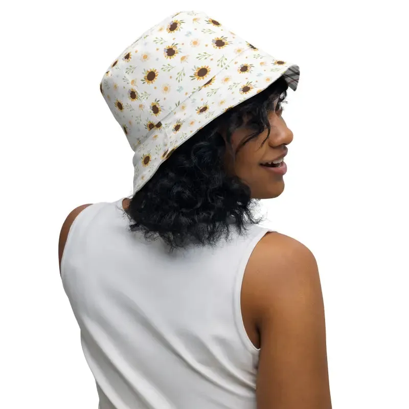 Sunflower Reversible Bucket Hat for Your Mood Swings and Sun Fun