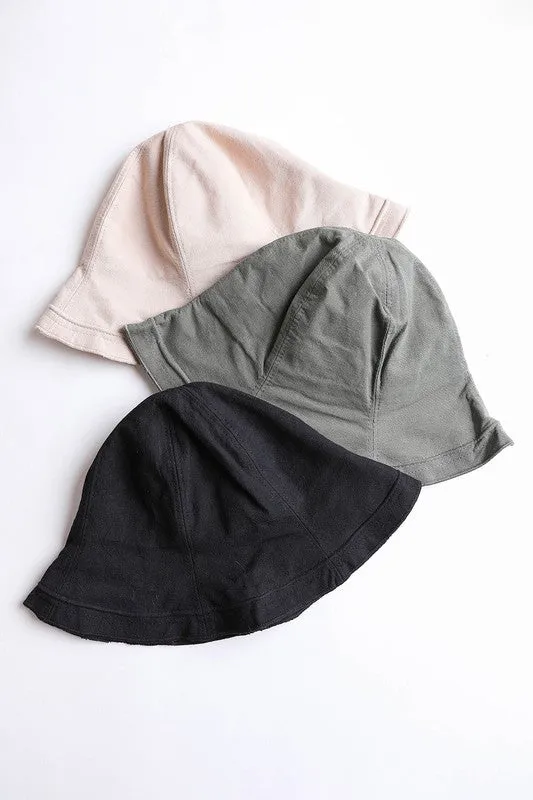 Urban Cotton Bucket Hat with Wired Brim