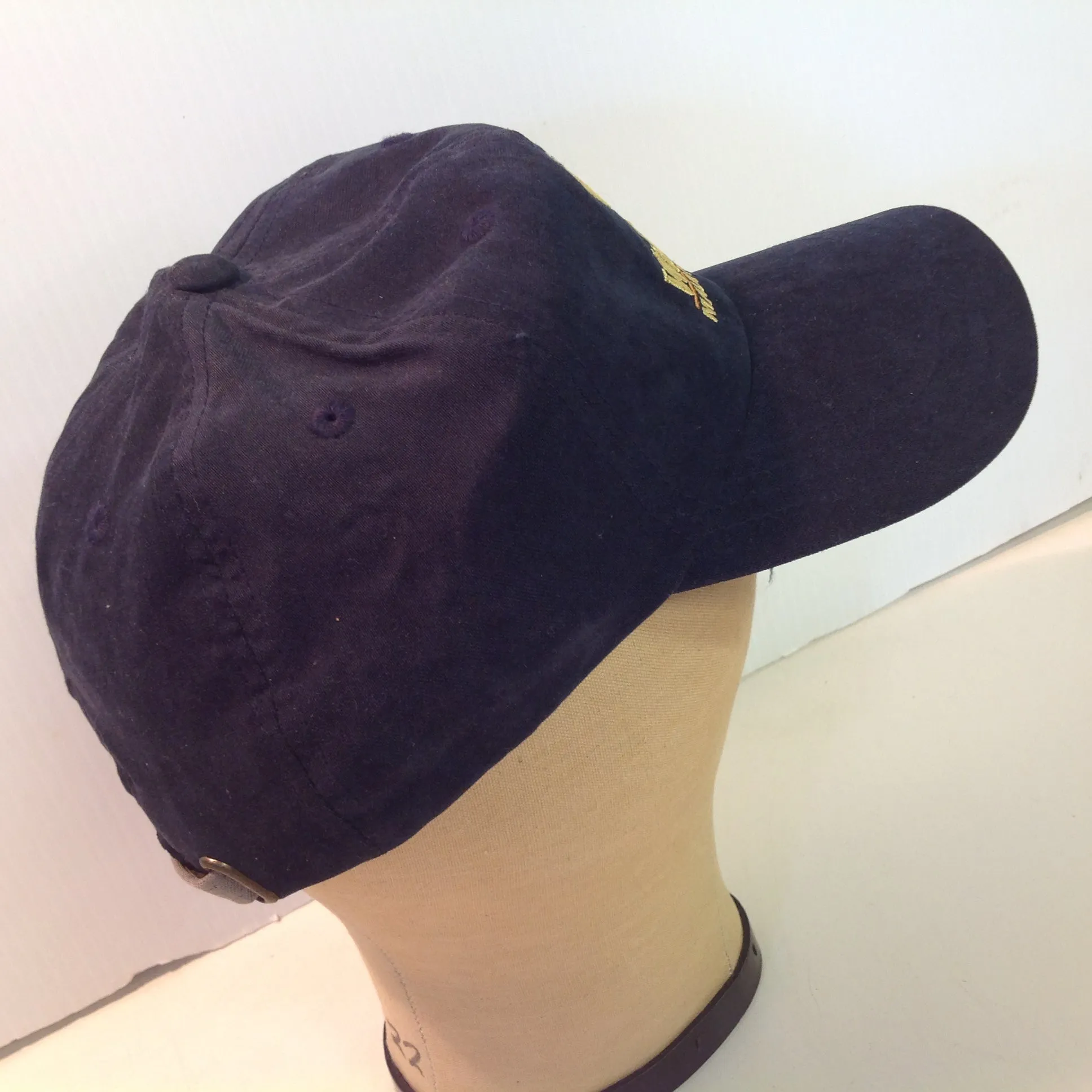 Vintage Imperial Headwear Wailea Golf Course Maui Hawaii Tournament Souvenir Navy Blue Baseball Cap