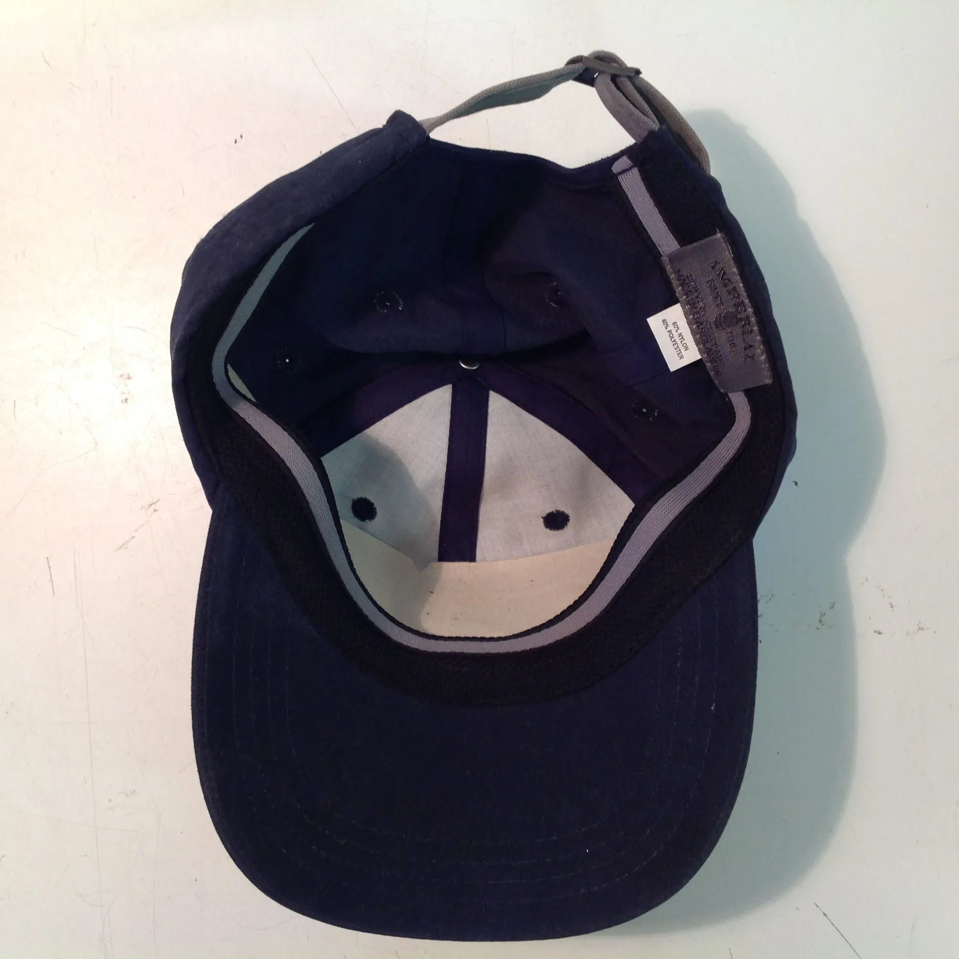 Vintage Imperial Headwear Wailea Golf Course Maui Hawaii Tournament Souvenir Navy Blue Baseball Cap