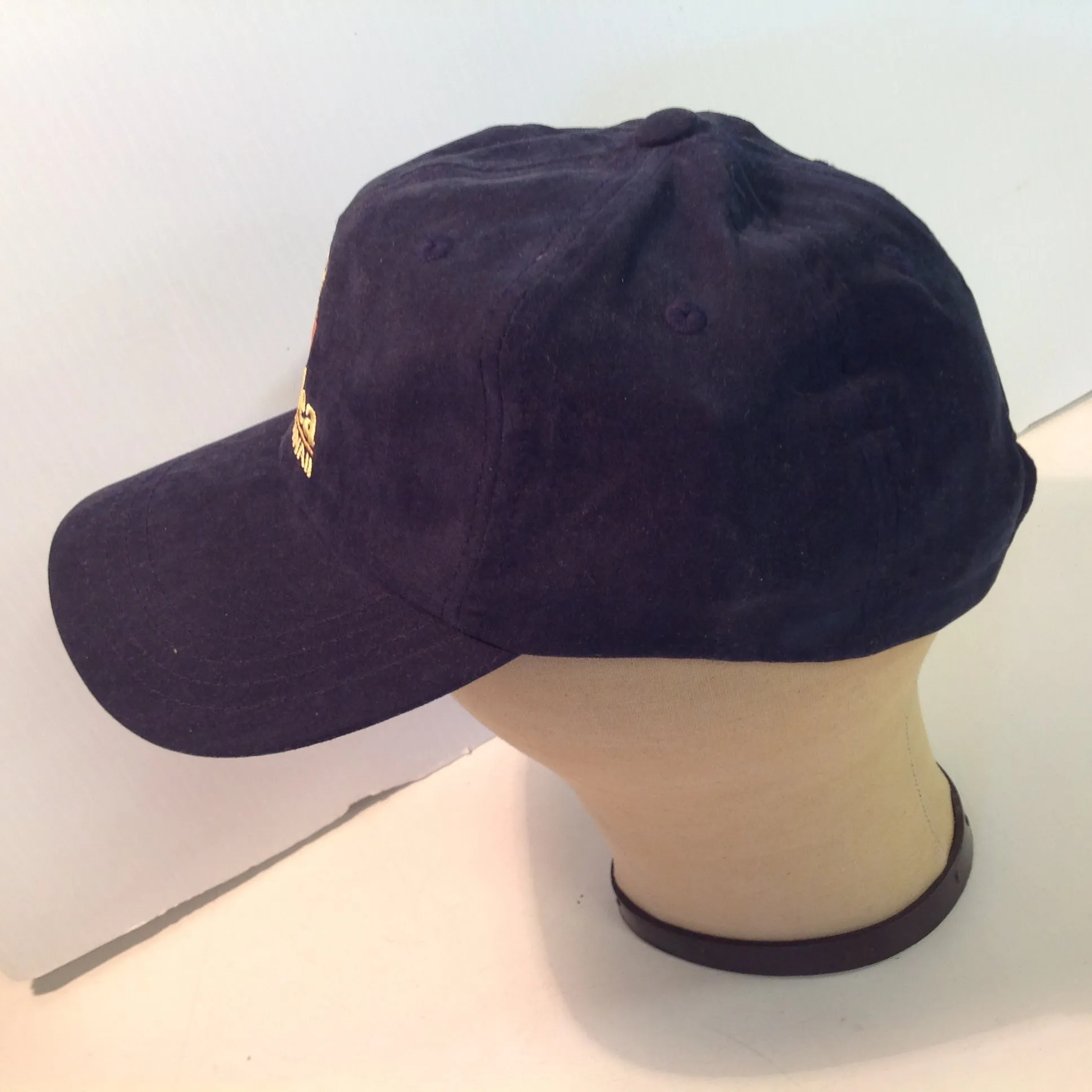 Vintage Imperial Headwear Wailea Golf Course Maui Hawaii Tournament Souvenir Navy Blue Baseball Cap